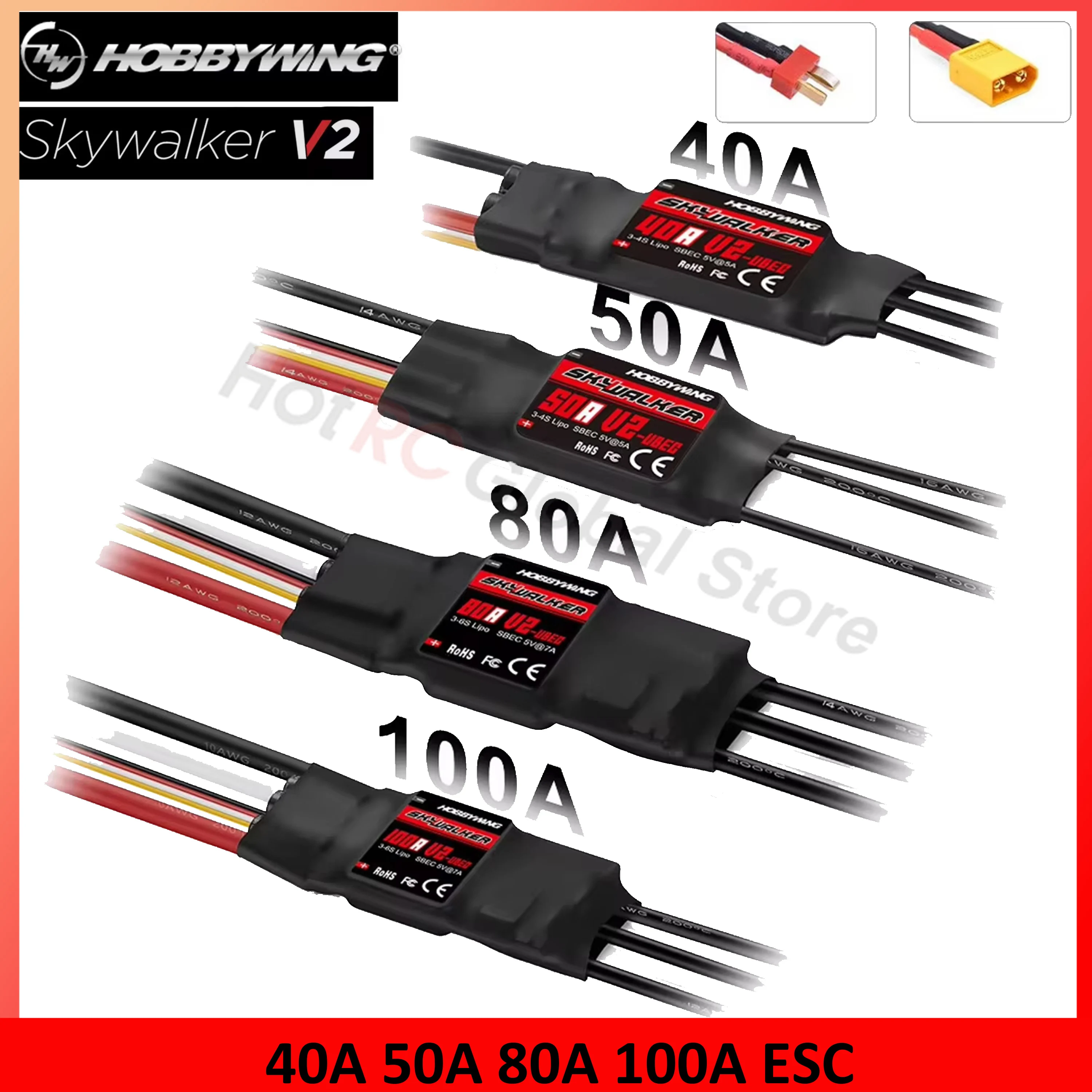 Fpv Drone Esc - Контроллер скорости HOBBYWING Skywalker V2 Series