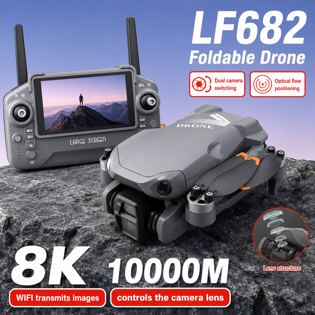 Fpv Drone Charger - Дрон для аэрофотосъемки LF682 с двумя
