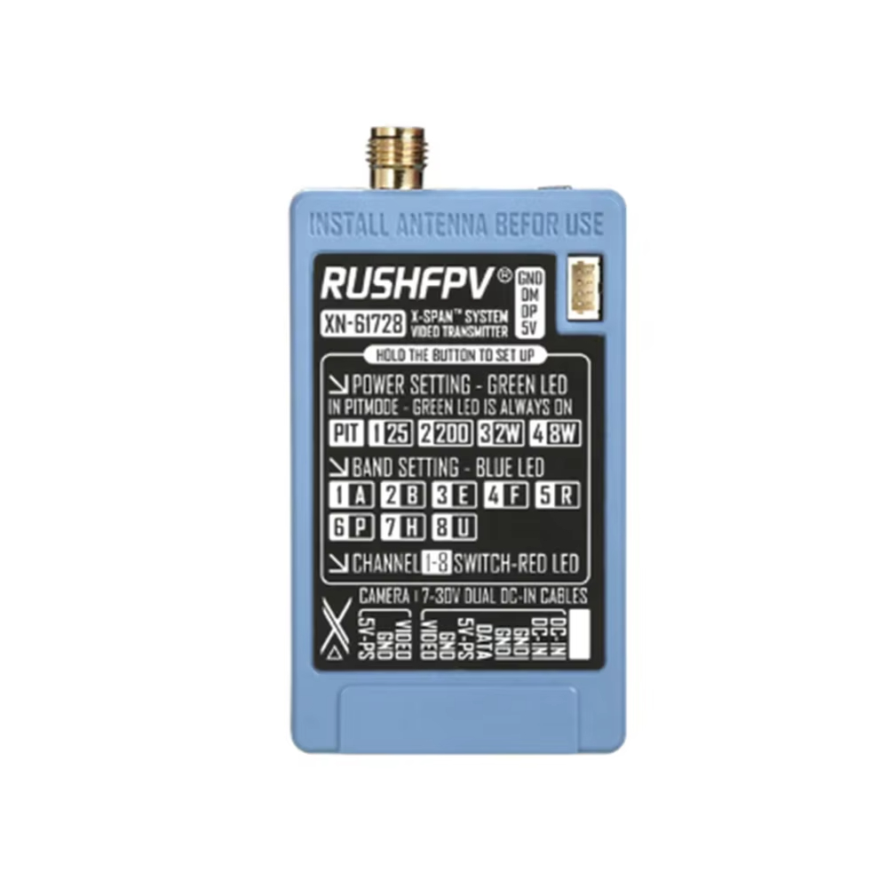 RUSHFPV 6.1‑7.2G 8W X61728 VTX – обзор и цена Fpv Drone Vtx