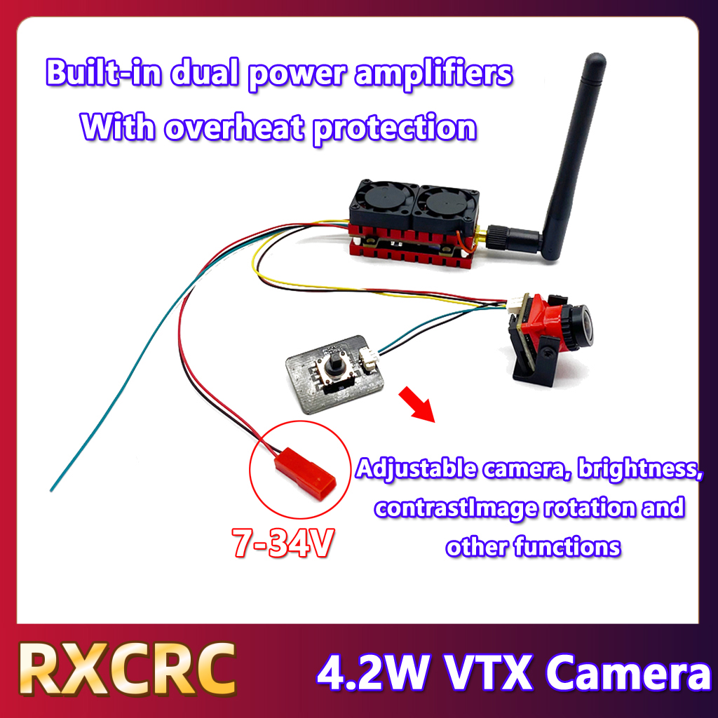 RXCRC 5,8G 48CH 4,2 Вт Высоком – обзор и цена Fpv Drone Vtx